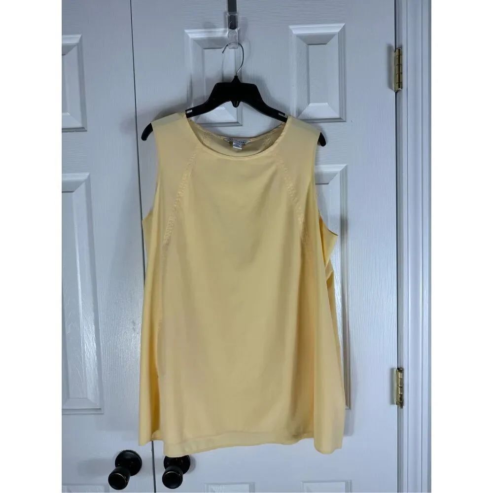 Athleta Womens Yellow Blouse Size XL/T